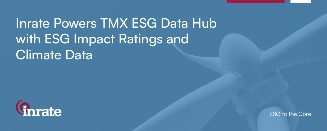 Inrate Empowers TMX ESG Data Hub