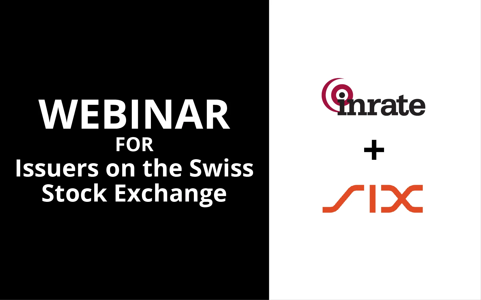 Inrate Webinar in Collaboration with SIX